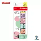 Limited Edition! Stabilo Boss MINI Pastel Love Highlighter Marker Pen Chisel Nib