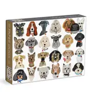 Galison Puzzle Paper Dogs 1000 Piece