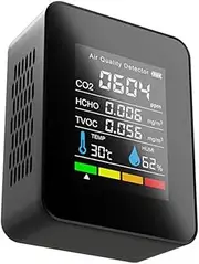 5in1 CO2 Meter Air Quality Monitor Temperature Humidity Carbon Dioxide Detector