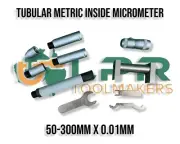 Tubular Inside Micrometer, Rod Type Solid, Resolution 0.01mm., Range 50-300mm