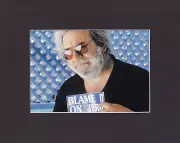 8X10" Matted Print Picture, Grateful Dead: 1989, Blame It On Jerry (Garcia)