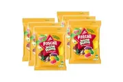 6x Pascall 220g Wine Gums Lollies Confectionery Bag Gummy Candies Fruity Treat