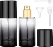 Segbeauty 0.68oz Perfume Travel Refillable Bottles, 2pcs Glass Perfume Spray Bottles, 20ml Empty Travel Cologne Sprayer，Cologne Atomizer For Men, Portable Fine Mist Spray Bottle for Women