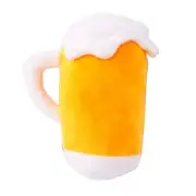 PET Cat Dog Beer Bottle Shaped Plush Squeaky Sound Stuffed Toy Bit Resistant C7