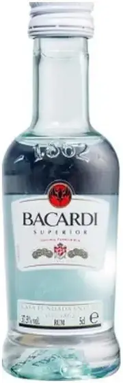 Bacardi Carta Blanca Superior White Rum Mini 50ml