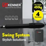 Kenner E Series Single Swing Automatic Gate Opener E3 with 4 Remote Control