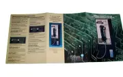 Williams 1986 Model 5000 Coin-Op Pay Phone Original FLYER Vintage Retro Art