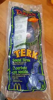 McDonald's & Disney's Tarzan 1999 "Terk Sound Straw" MIP