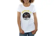 NASA Womens/Ladies Apollo 11 Cotton T-Shirt (White) - UTBI1085