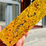 670g Natural Bumblebee Ocean Jasper Quartz Crystal Tower Point Obelisk Healing