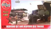 Airfix 03306 WWII British Bedford QLT and QLD Trucks 1/76 Scale Model Kits