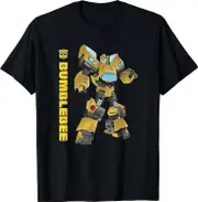 Transformers Bumblebee Autobots Epic Pose Portrait T-shirt Adult And Youth Short Sleeves Shirts Unisex T-a455 Comfortable fabrics of high quality Y...