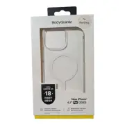 E9. BodyGuardz ACE Pro MagSafe Case For Apple iPhone 15 Pro Max- Clear
