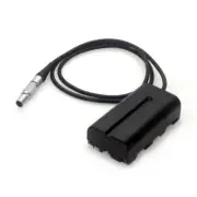 ARRI 0B 2Pin to SmallHD 702 Monitor Cable NP-F550/F570/F970 DC Virtual Battery