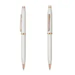 CROSS 高仕 新世紀II系列 特別限刻版-珍珠白亮漆PVD玫瑰金原子筆(AT0082WG-113)