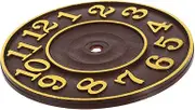 BESTOYARD Clock Unique Design Easy to Install for Bedrooms and Living Rooms Accurate Timekeeping Decor Stylish Wall Clock for Space