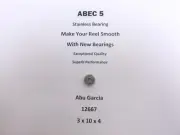 Abu Garcia Part 6500 A Amb 12667 ABEC 5 Stainless Bearing 3 x 10 x 4 #01