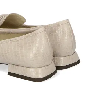 ORiental TRaffic 銀色釦飾方頭樂福鞋 (日本OR女鞋 22301)