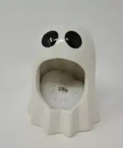 WHITE GHOST SCRUBBY DISH SPONGE HOLDER Halloween DECOR New KITCHEN NWT Scrubbie