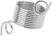 2Size Ring Type Stainless Steel Tools Finger Wear Tool Yarn Spring Guides Braided Knuckle Assistant Jacquard Needle Thimble(17mm)