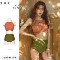 在飛比找蝦皮購物優惠-『S.H.E👑』日韓原創新款洋氣遊泳衣女度假純慾風比基尼全套