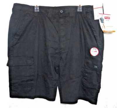 Wrangler Mens epic soft relaxed fit cargo size 44 flex NWT black knee length