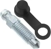 Generic Electric Motorcycle Exhaust Screw Brake Caliper Purge Valve Brake Bleeder Screws Motorcycle Caliper Bleed Screw with Cap Bleeder Valve Cap Brake Bleeder Cap Speed Bleeders Metal