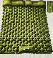 Gukkicco Camping Sleeping Pad, Ultralight Self Inflating Camping Pad 2 Person