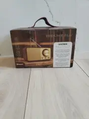 Throwback Vintage Bluetooth Speaker Wireless Radio High Quality Sound NIB Retro