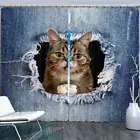 Great Cute Little Kitty 3D Blockout Photo Print Curtain Fabric Curtains Window