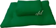 Zafu Zabuton Meditation Yoga Cotton Cushions, Sitting Kneeling Mats Light Green