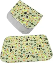 2 Pack Washable Dog Pee Pads Leakproof Pet Training Pads for Dogs Cats High Absorbency Comfortable Surface Puppy Pad Long-Lasting Design