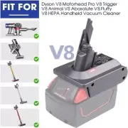 V6/V7/V8 Battery Adapter for Dewalt 20V Li-ion Battery Convert to for Dyson