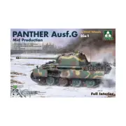 Takom Model 1:35 Panther Ausf.G w/Steel Wheels 2-in-1 New