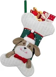 Christmas Stockings, Pet Hangable Christmas Stocking, Puppy Christmas Stocking, Holiday Dog Stockings, Christmas Decorations for Pets, Festive Pet Stocking for Dogs, Christmas Decorations