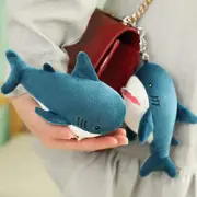 Backpack Keychain Plush Toy Simulation Shark Plush Key Chain Shark Keychain