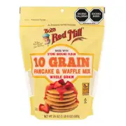 10 Grain Pancake & Waffle Mix, 24 Oz