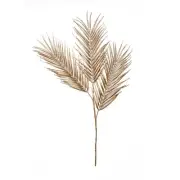 2 Gold 32" Metallic Artificial Palm Tropical Leaves Sprays Party Decorations