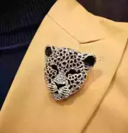 3Ct Round Jacket Coat Lapel Brooch Pin Lab Created Diamond 14K White Gold Plated