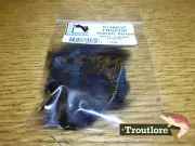 ORANGE CROSS CUT FROSTIP RABBIT STRIPS HARELINE DUBBIN NEW FLY TYING MATERIALS