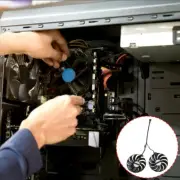 GPU Cooling Fan High Efficiency For RX5500XT Graphics Card With 95mm Diameter