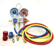 R1234yf Manifold Gauge Refrigerant System Automotive A/C Service Diagnostic Kit