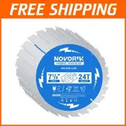 Durable 7-1/4" Circular Saw Blades - 24T Tungsten Carbide, For Wood & Plastic