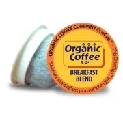 The Organic Coffee Co. Compostable Coffee Pods - Breakfast Blend (80 Ct) K Cu...