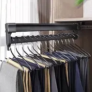 Adjustable Pull-Out Closet Valet Rod,Clothes Rail,Retractable Wardrobe Closet Pull Out Rod Clothes Hanger Towel Rail Warm as ever Learned extensively KeYJ
