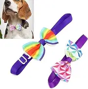 Cat Dog Neckties Bowknot, Ties Pet Bowties Bow Neck Bows Festival with Adjustable Necktie Collar for Small Medium Puppy Doggy Animals Grooming Accessories Dogs Cats