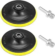 uxcell 6" Hook and Loop Backing Pad Sanding Polishing Backer Plate with M14 Drill Adapter for Random Orbit Sander Polisher Buffer 2pcs
