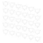 50pcs Lampshade Adaptor Socket Lamp Harp Saddle Base Light Socket Shade Rings