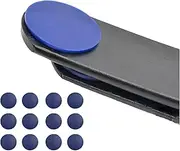 12PCS Leaf Spring End Tip Wear Pad Anti Squeak Insert Silencer Plastic Block Round,Leaf Noise-absorbing film