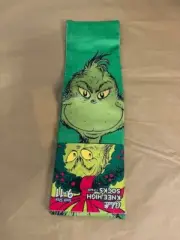 Dr. Seuss The Grinch Adult Knee High Socks Unisex Size 9 to 11